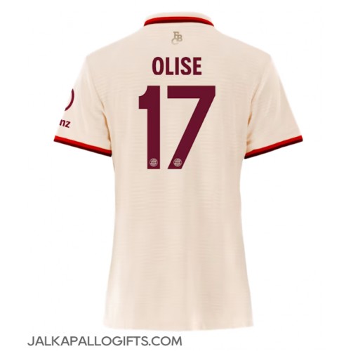 Bayern Munich Michael Olise #17 Kolmaspaita Naiset 2024-25 Lyhythihainen